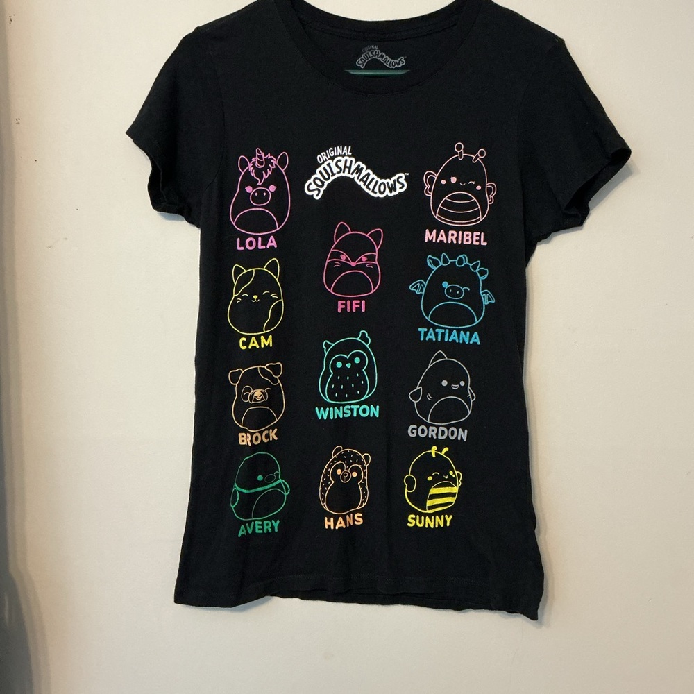 Squishmallows Black Graphic Tee